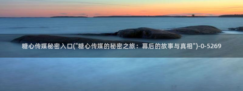 糖心vlog入口网页版